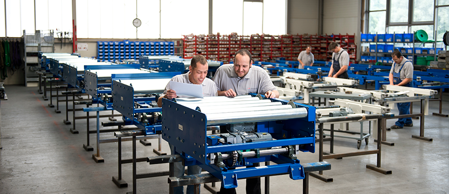 Wirtschaftliche Materialflusslösungen von BINDER Fördertechnik.